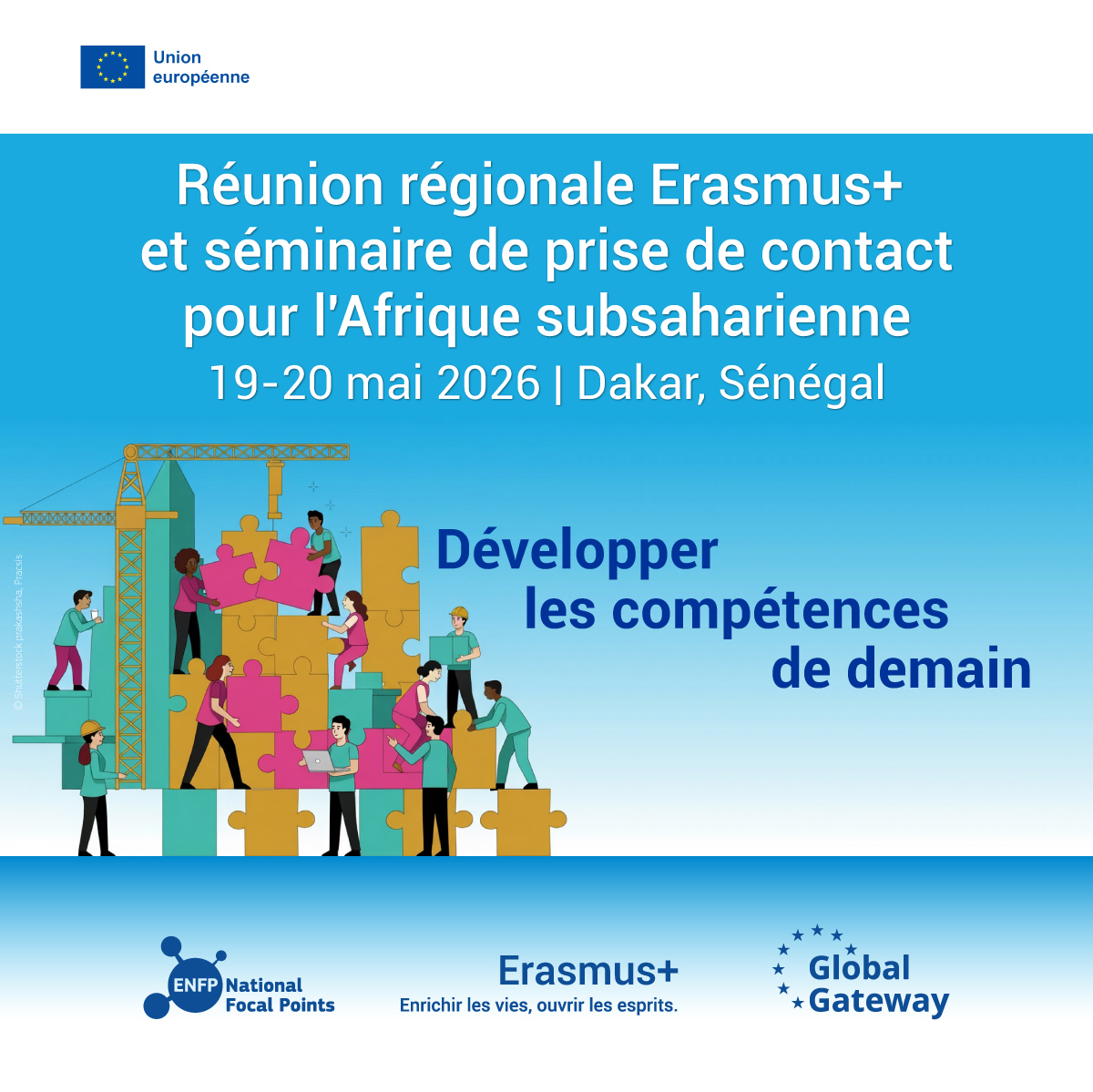 Réunion régionale Erasmus+ et Séminaire de prise de contact pour l’Afrique subsaharienne.